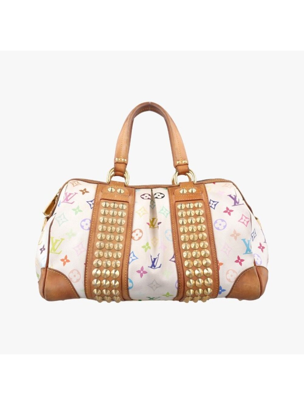 Louis Vuitton Courtney MM Blanc Monogram Multicolor